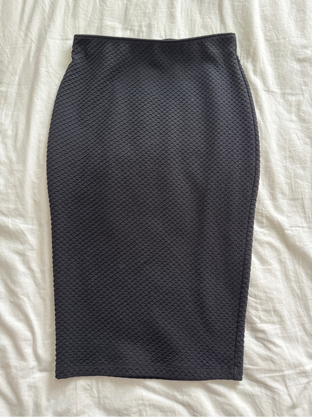 Apt. 9 Black Textured Pencil Skirt